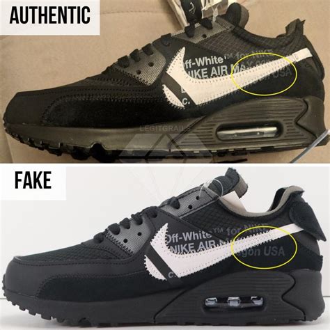 nike air max off white real vs fake|nike air max 90 off white.